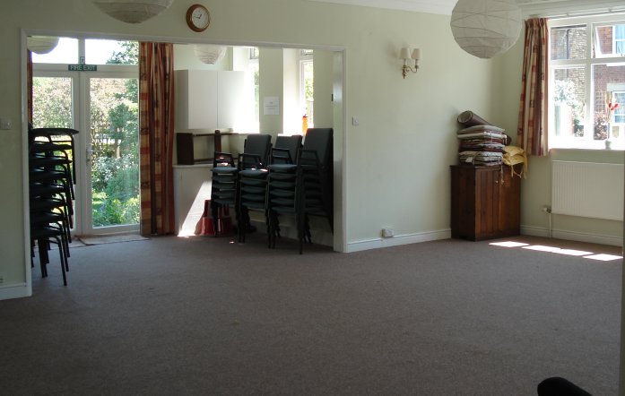 The Meeting Room at Hartington Grove: chairs can be stacked